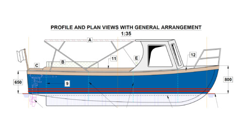 Concept design of 5.5m launch