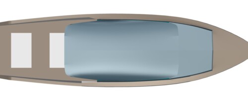 3D modelling and stability calculations for 28ft new build electric motor boat for KAARNA BOATS