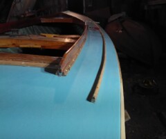 New canvas deck for Hanko class dinghy from 1930s
