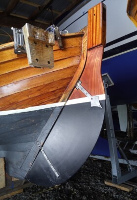New rudder, horn timber repairs & teak decking work for RIMITO MARIN