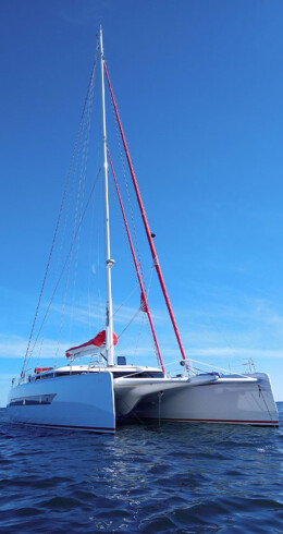 Self-tacking staysail system for Ocean Explorer 72 sailing catamaran for OQS - OCEAN QUALITY SYSTEMS 2