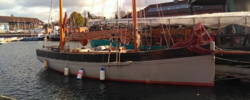 Mate on a delivery of 38ft lugger from Penzance to Bristol